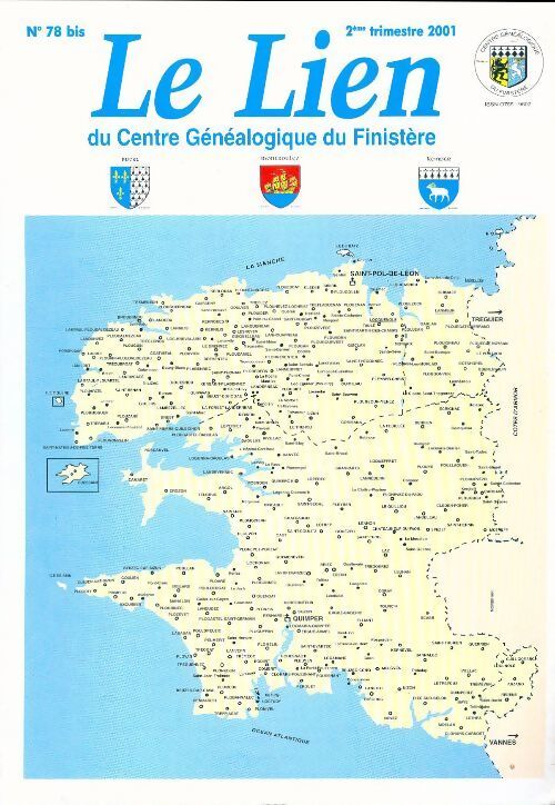 Le lien du centre généalogique Finistère n°78 bis - Collectif - Livre