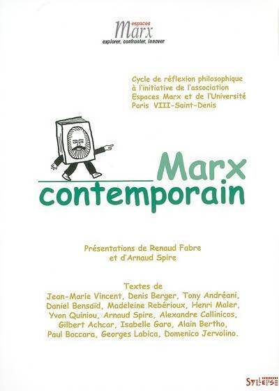 Marx contemporain - Collectif - Livre