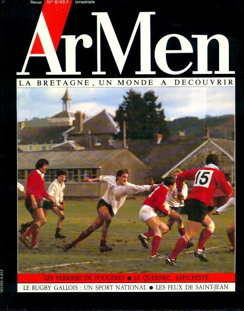 ArMen n°8 : Les verriers de Fougères / Le Quernec / Le rugby gallois / ... - Collectif - Livre