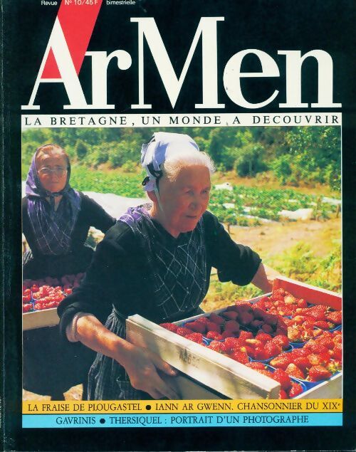 ArMen n°10 : La fraise de Plougastel / Iann ar Gwenn / Gavrinis / ... - Collectif - Livre