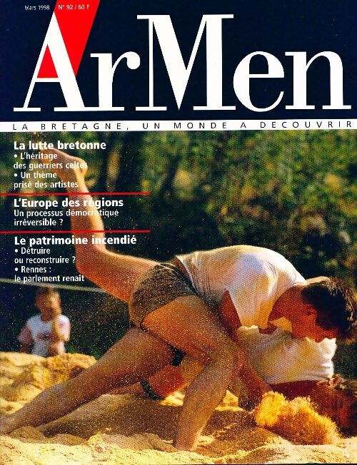 ArMen n°92 : La lutte bretonne / L'Europe des régions / Le patrimoine incendié - Collectif - Livre