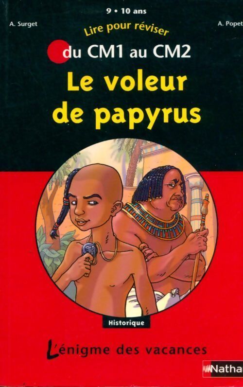 Le voleur de papyrus : Du CM1 au CM2 - Eberlé Didier - Livre