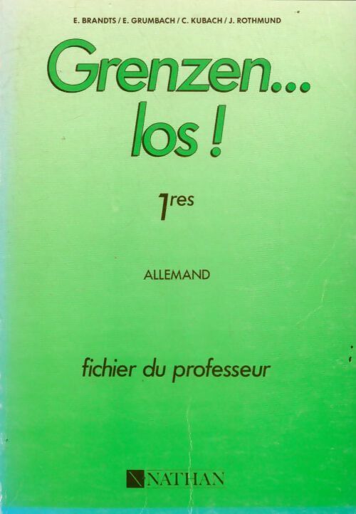 Allemand 1ères. Fichier du professeur - Brandts - Livre