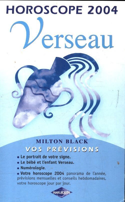 Verseau 2004 - Milton Black - Livre