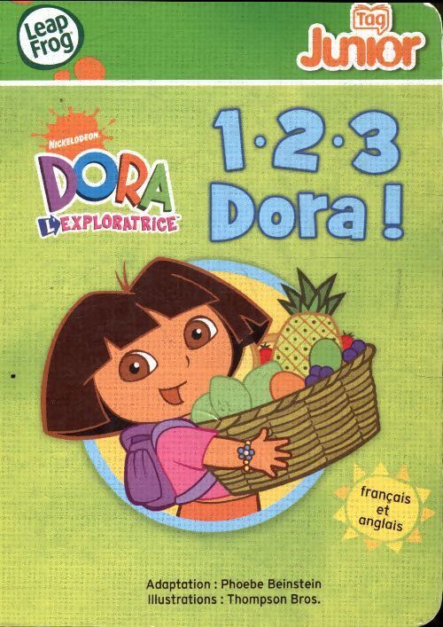 1.2.3 Dora français / Anglais - Phoebe Beinstein - Livre