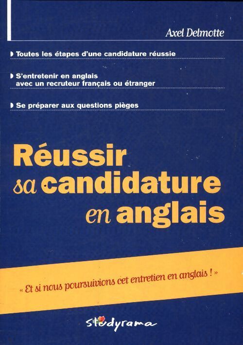 Réussir sa candidature en anglais - Inconnu - Livre