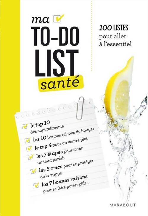Ma to-do list santé - Collectif - Livre