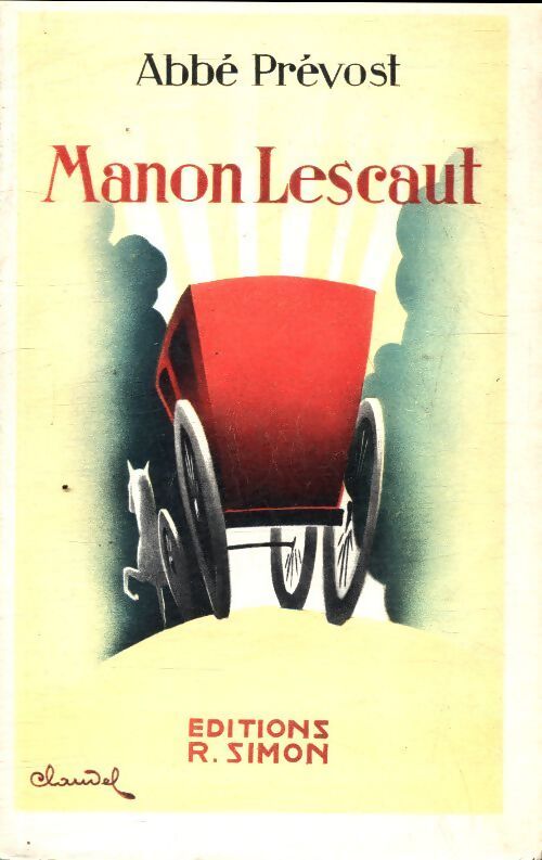 Manon Lescaut - Abbé Prévost - Livre