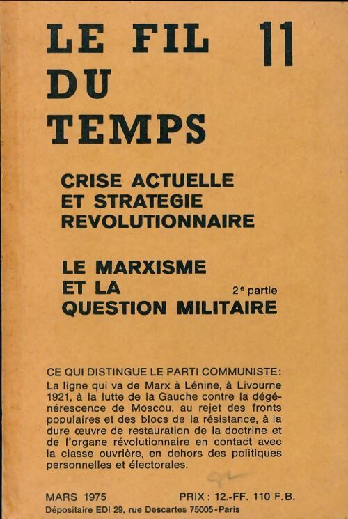 Crise actuelle et stratégie révolutionnaire - Collectif - Livre