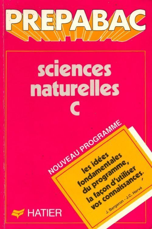 Sciences naturelles Terminales C - Collectif - Livre
