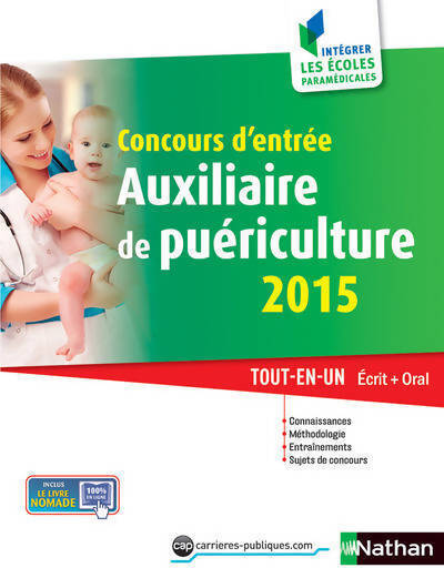 Concours d'entrée auxiliaire de puériculture 2015 - Christophe Ragot - Livre