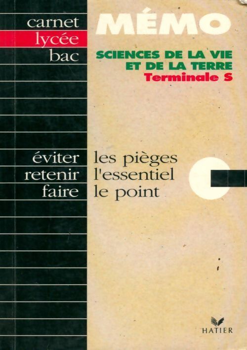 Sciences de la vie et de la terre Terminale S - Christine Billard - Livre