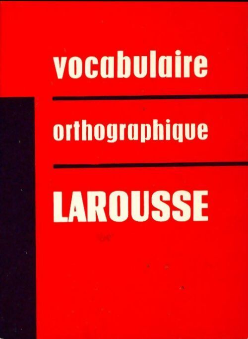 Vocabulaire orthographique - Inconnu - Livre