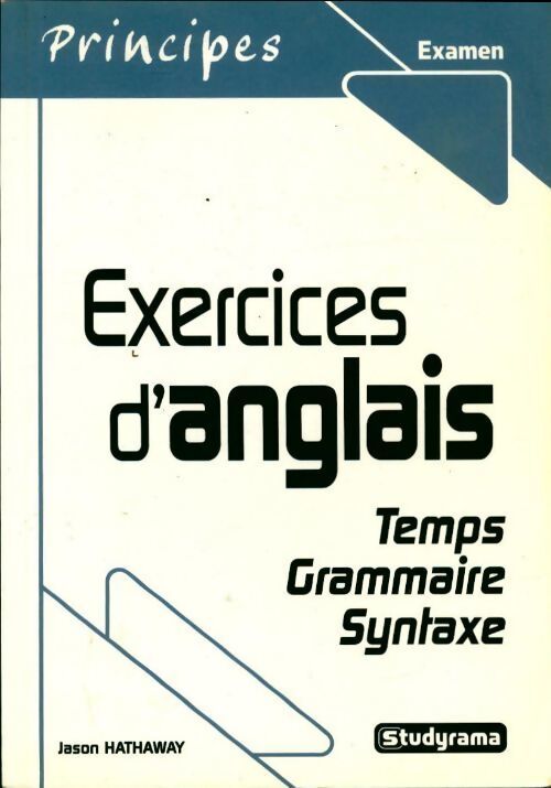 Exercices d'anglais - Jason Hathaway - Livre