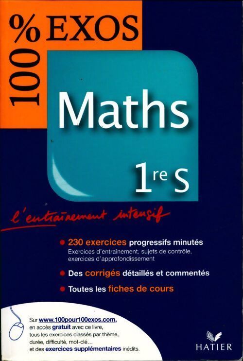 Maths 1ère S - Edith Lemaire - Livre