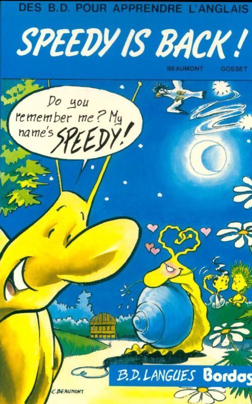 Gosset/speedy is back]bd (ancienne edition) - Gosset - Livre