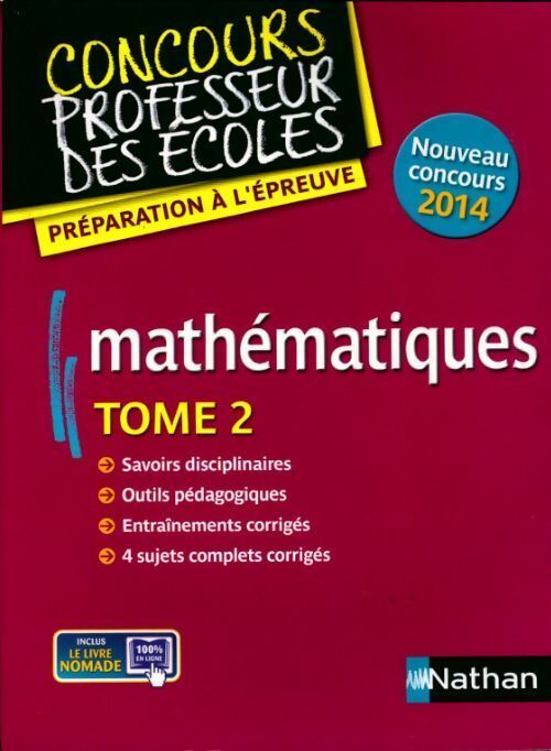 CRPE Maths Tome II 2013 - Daniel Motteau - Livre