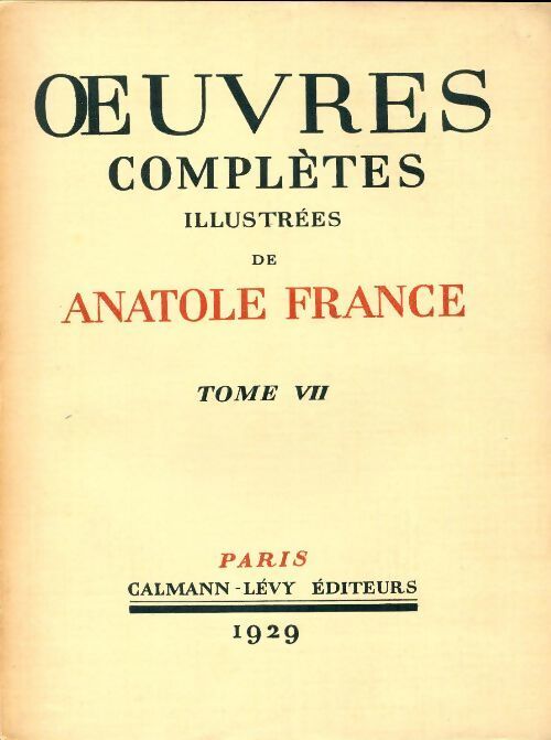 La vie littéraire 3eme série et 4eme série - Anatole France - Livre