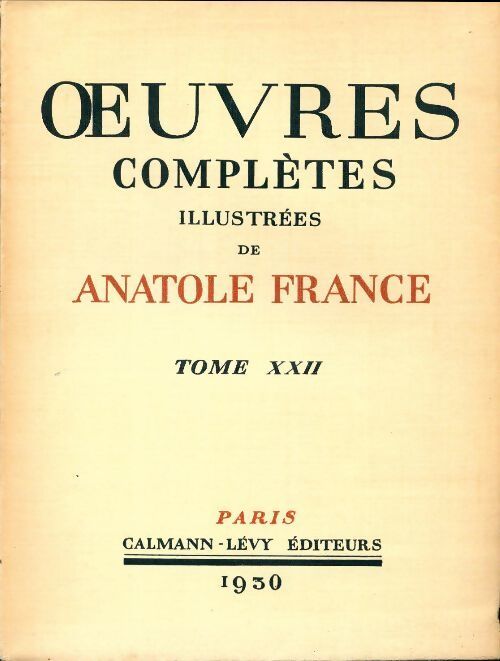 La révolte des anges - Anatole France - Livre