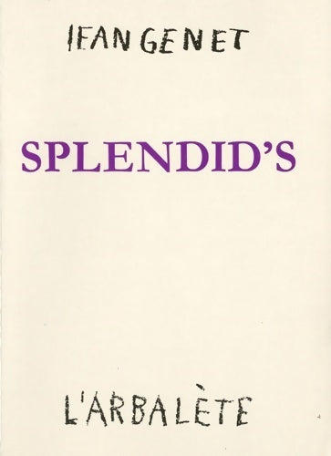 Splendid's - Jean Genet - Livre
