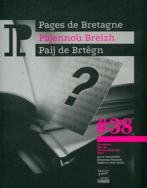 Pages de Bretagne n°38 - Collectif - Livre
