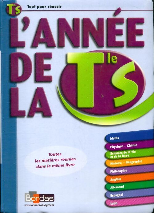 L'année de la Terminale S - Raymond Fleurat-Lessard - Livre