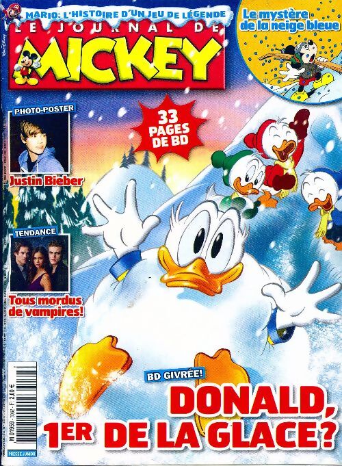 Le journal de Mickey n°3062 : Donald, 1er de la glace ? - Collectif - Livre