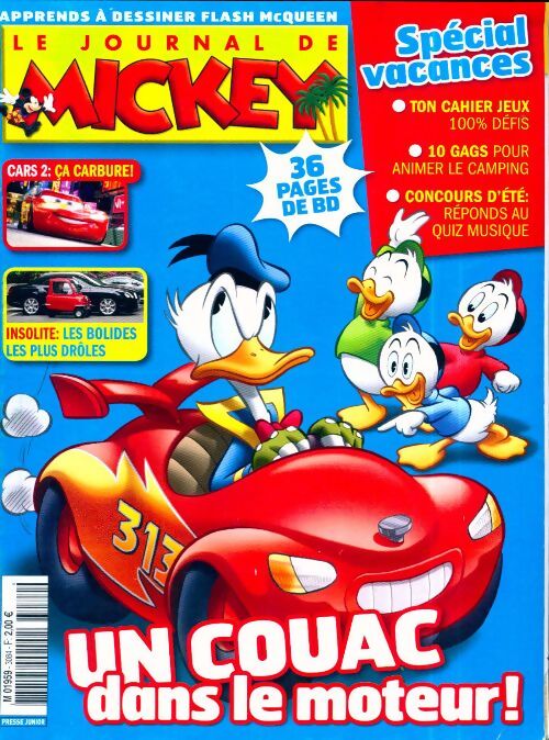 Le journal de Mickey n°3084 : Un couac dans le moteur - Collectif - Livre