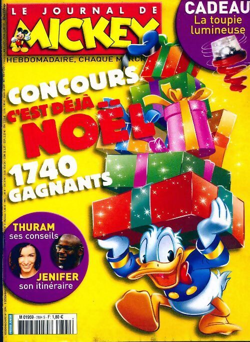 Le journal de Mickey n°2894 : Concours c'est déjà noël - Collectif - Livre
