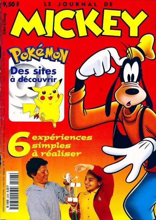 Le journal de Mickey n°2498 : 6 expériences simples à réaliser - Collectif - Livre