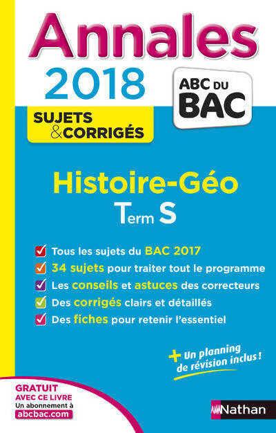 Histoire-géographie Terminale S 2018 - Karine Arditti - Livre