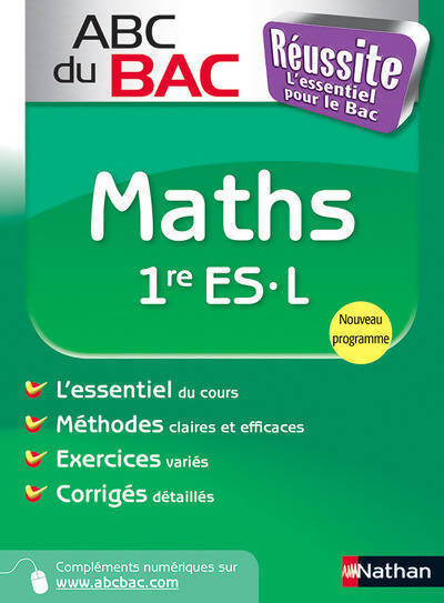 Maths 1re ES, L - Pierre-Antoine Desrousseaux - Livre