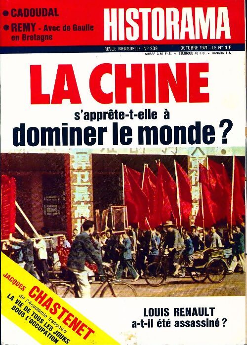 Historama n°239 : La Chine s'apprête-t-elle à dominer le monde ? - Collectif - Livre