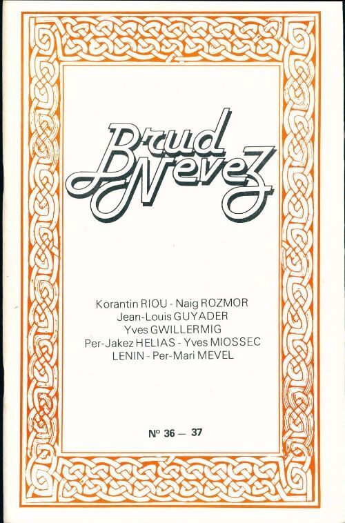 Brud nevez 1980 n°36-37 - Collectif - Livre