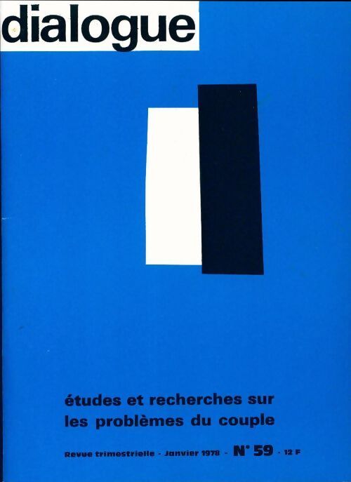 Dialogue n°59 - Collectif - Livre