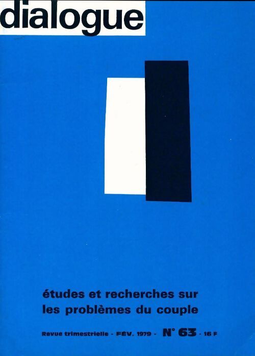 Dialogue n°63 - Collectif - Livre