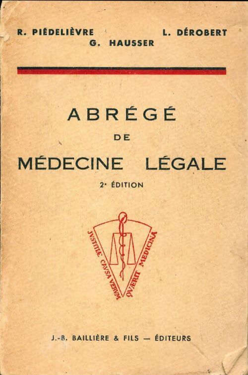 Abrégé de médecine légale - Collectif - Livre