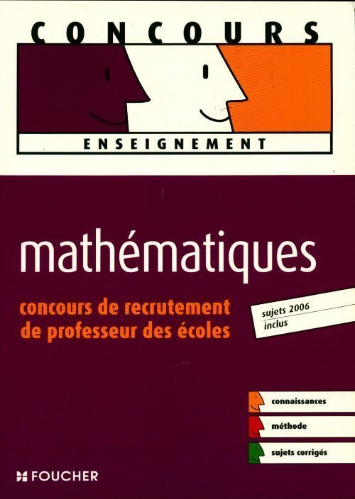 Mathématiques concours recrutement de professeur des écoles 2006 - Annie Grewis - Livre