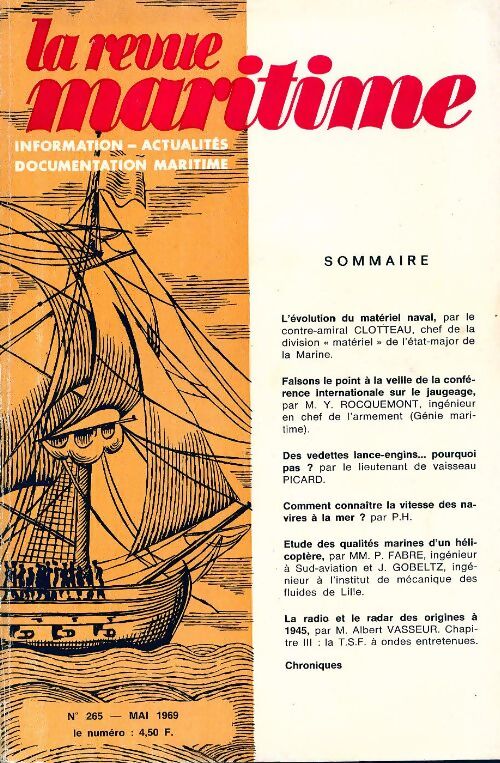 La revue maritime n°265 - Collectif - Livre