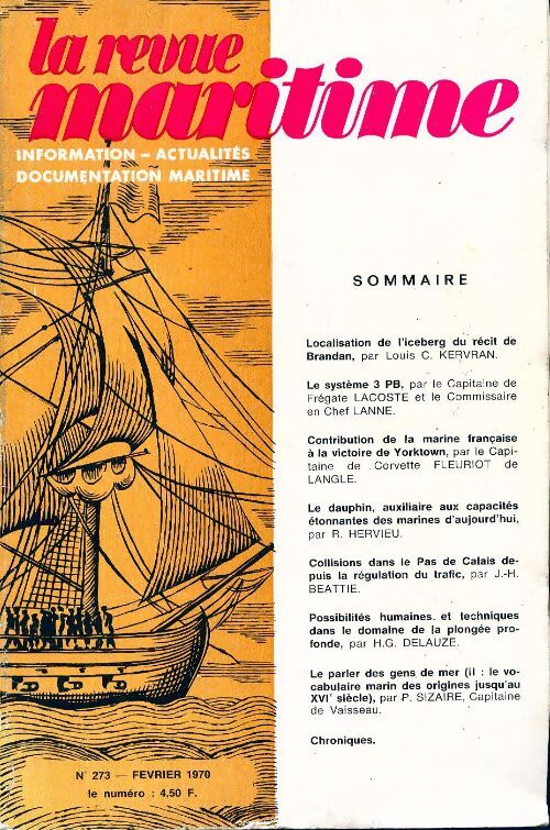 La revue maritime n°273 - Collectif - Livre