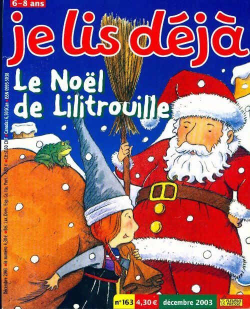 Je lis déjà n°163 : Le Noël de Lilitrouille - Collectif - Livre