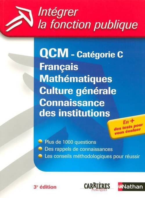 QCM Catégorie C - Sylvie Grasser - Livre