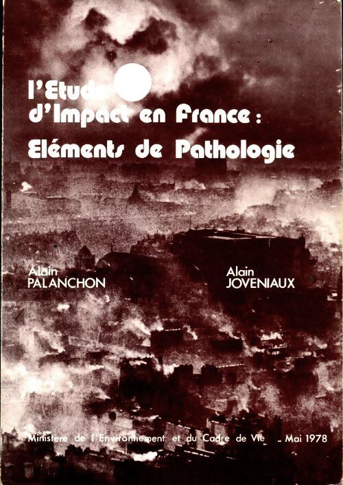 L?étude d'impact en France : éléments de pathologie - Alain Palanchon - Livre