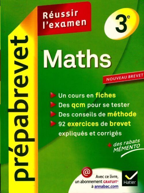 Maths 3e - Jean-Pierre Bureau - Livre