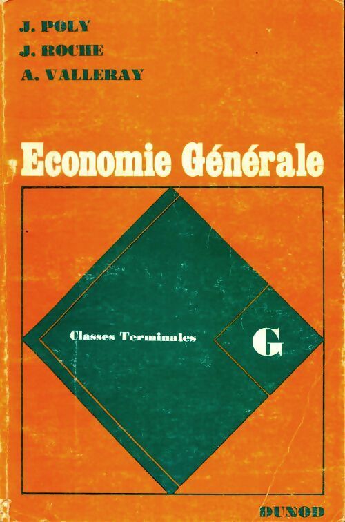 Économie générale Terminales G - Jean Poly - Livre