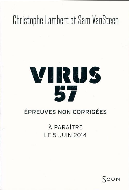 Virus 57 - Christophe Lambert - Livre