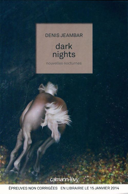 Dark nights .Nouvelles nocturnes - Denis Jeambar - Livre