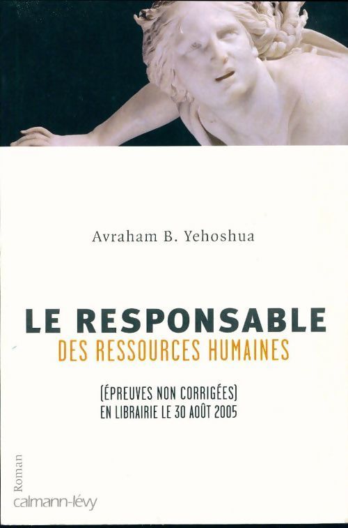 Le responsable des ressources humaines - Avraham B. Yehoshua - Livre