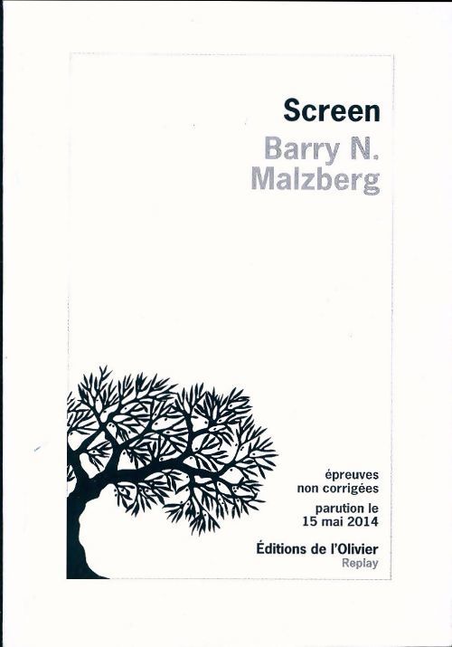 Screen - Barry Norman Malzberg - Livre