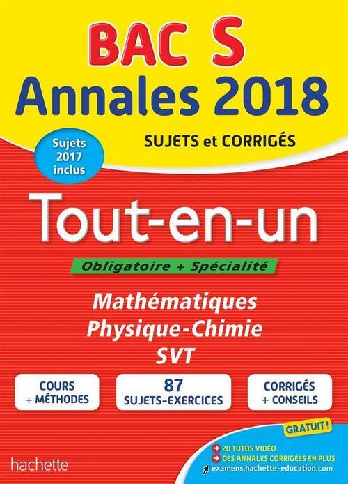 Annales bac S 2018 - Frédérique De La Baume-Elfassi - Livre